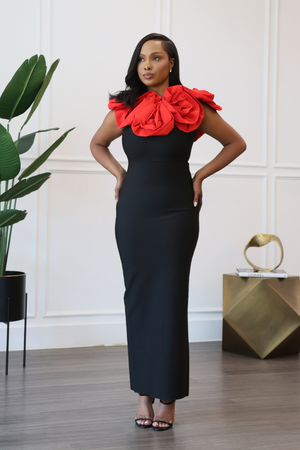 The Rosette Silhouette Gown