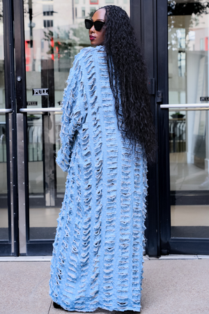 Wrap me in Denim Kimono