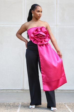 Garden Kisses Pink Rose Petal Top