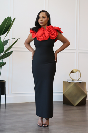 The Rosette Silhouette Gown