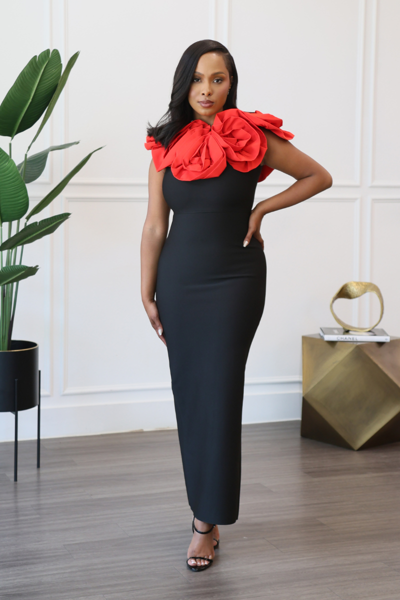 The Rosette Silhouette Gown