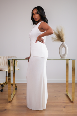 My Lydia White Two-Piece Set