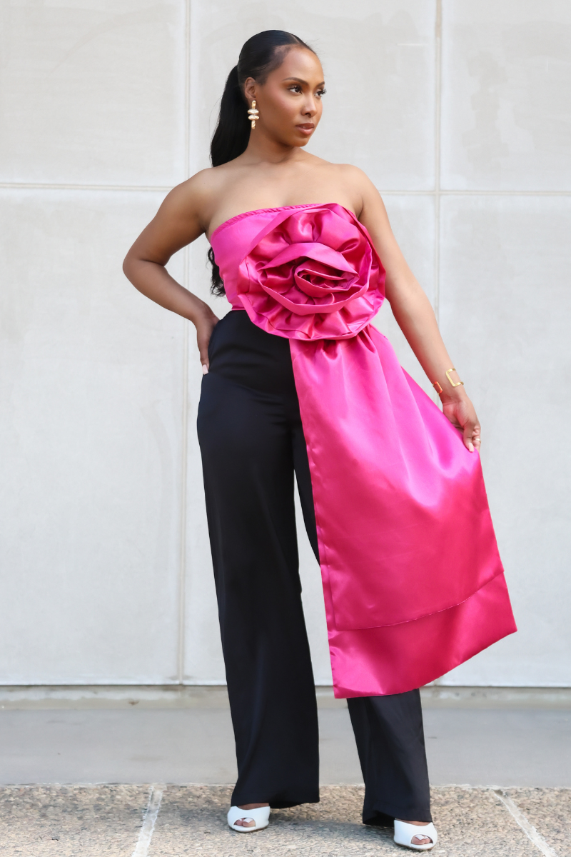 Garden Kisses Pink Rose Petal Top