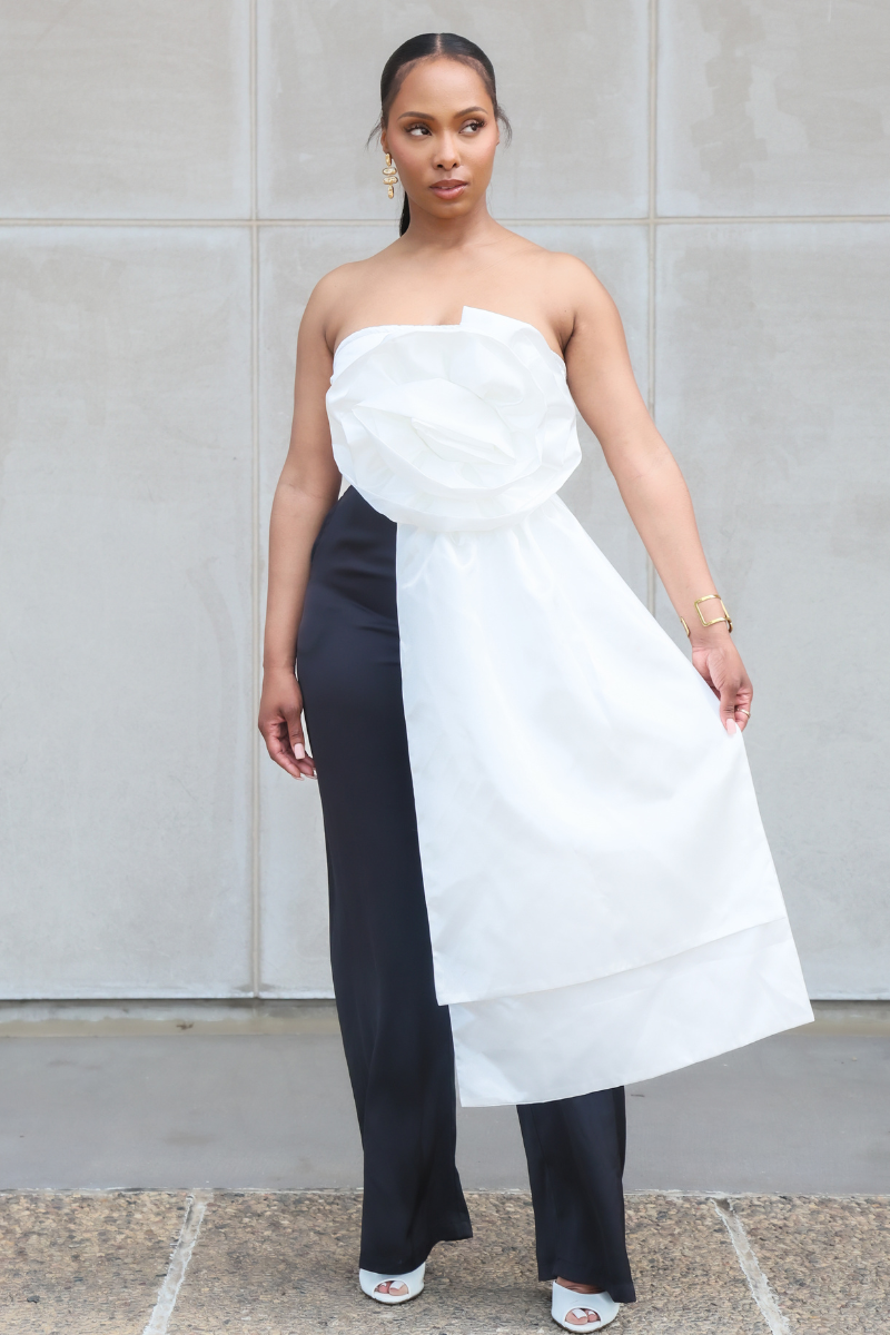 Sweet Whispers White Rose Petal Top