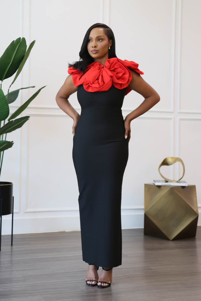 The Rosette Silhouette Gown