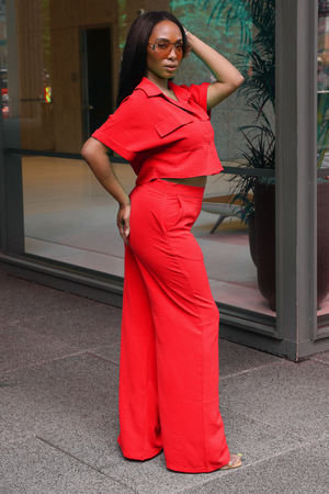 Lakeshore Red Duo Two-Piece Set