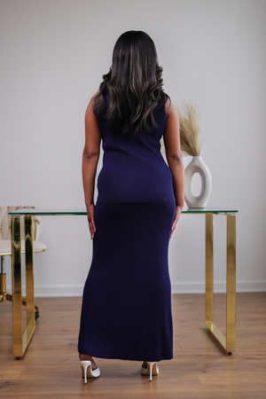 My Lydia Navy Two Piece Set