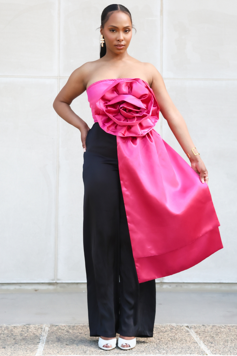 Garden Kisses Pink Rose Petal Top