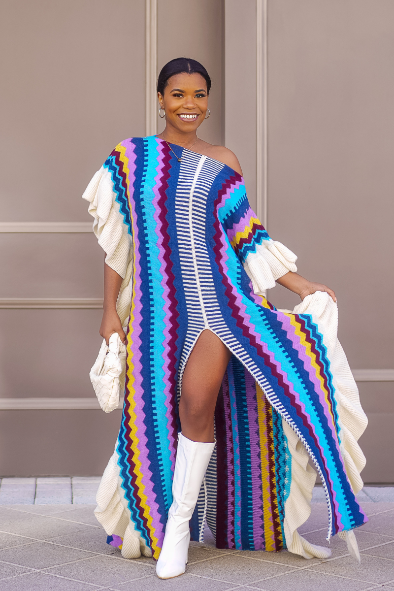 Comfy sweater shop dress